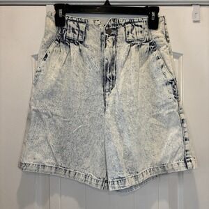 VINTAGE Sasson Denim Shorts Womens Size 10 Acid Wash High-Rise Basics 80s READ